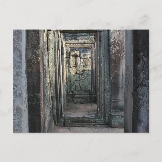 Angkor Prohm deuren Briefkaart (Voorkant)