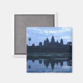 angkor reflecteert blauw magneet (Voorkant / Achterkant)