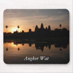 angkor silhouet zonsopgang muismat