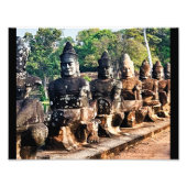 Angkor Thom God Statues  Foto Afdruk (Voorkant)