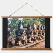 Angkor Thom Goden Beelden  Hangend Wandkleed (Voorkant)