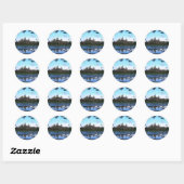 Angkor Wat 01 Ronde Sticker (Vel)