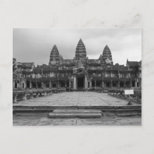 Angkor Wat B&W Briefkaart