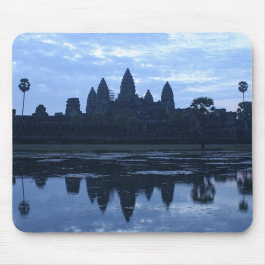 angkor wat blauw muismat (Voorkant)