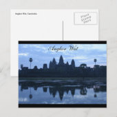 angkor wat blue briefkaart (Voorkant / Achterkant)