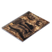 Angkor Wat Boeddha Totem Spiraal Notebook Notitieboek (Linkerzijde)