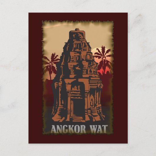  Angkor Wat Briefkaart (Voorkant)