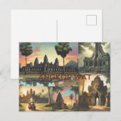 Angkor Wat briefkaart (Voorkant / Achterkant)