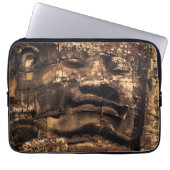 Angkor Wat Buddha Totem Laptop Sleeve (Voorkant)