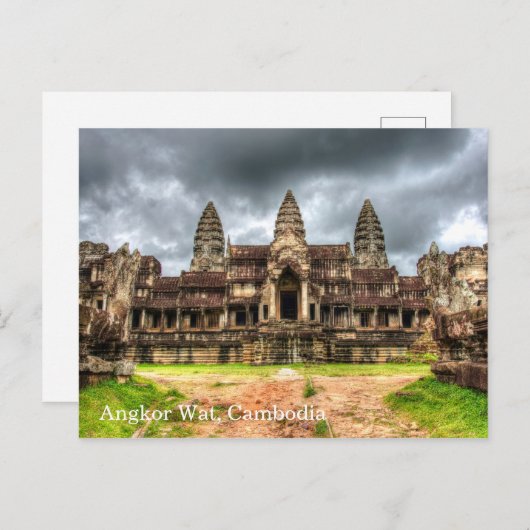 Angkor Wat Cambodia Briefkaart (Voorkant / Achterkant)
