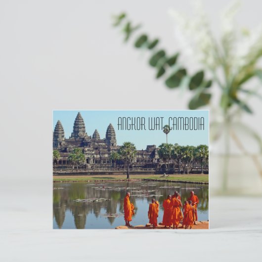 Angkor Wat Cambodia Briefkaart (Staand voorkant)
