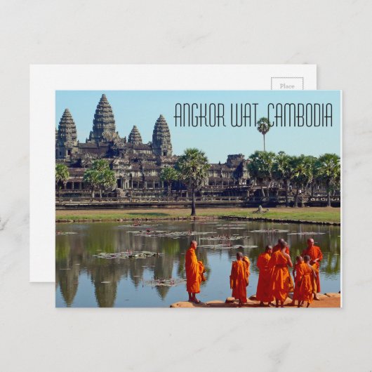Angkor Wat Cambodia Briefkaart (Voorkant / Achterkant)