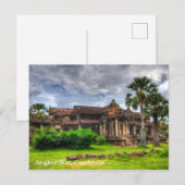 Angkor Wat Cambodia Briefkaart (Voorkant / Achterkant)