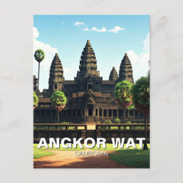 Angkor Wat Cambodia Briefkaart