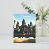 Angkor Wat Cambodia Briefkaart (Staand voorkant)