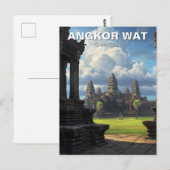 Angkor Wat Cambodia Briefkaart (Voorkant / Achterkant)