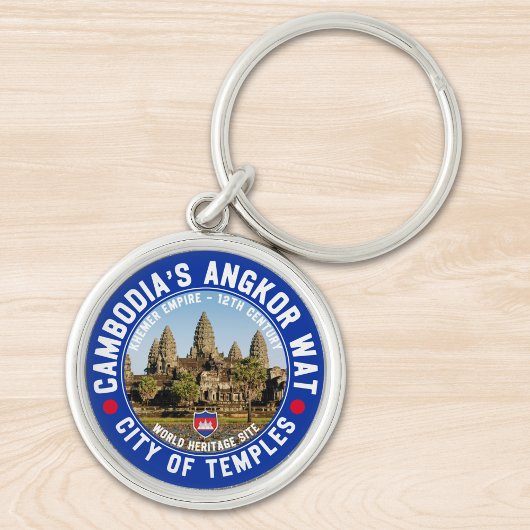 Angkor Wat Cambodia - City of the Temples Sleutelhanger