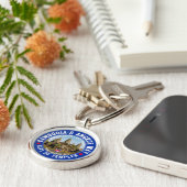 Angkor Wat Cambodia - City of the Temples Sleutelhanger (Zijkant)