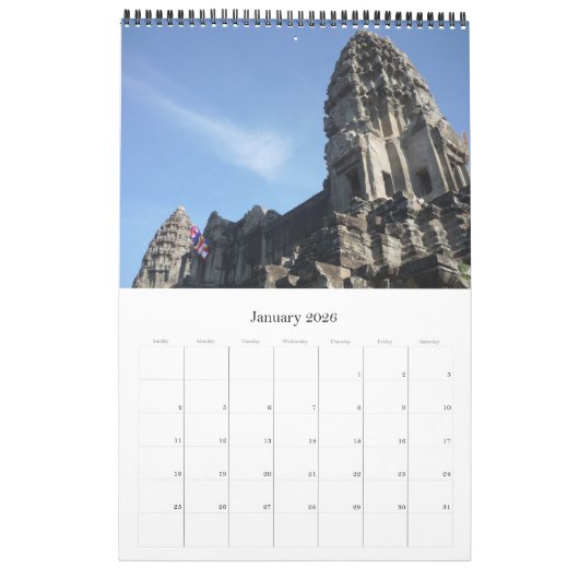 angkor wat cambodia kalender (Jan 2026)