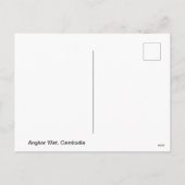 Angkor Wat Cambodia Khmer Temple Feestdagenkaart (Achterkant)