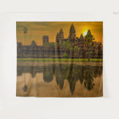 Angkor Wat Cambodia Khmer Temple Wandkleed (Voorkant (horizontaal))