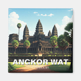 Angkor Wat Cambodia Magneet