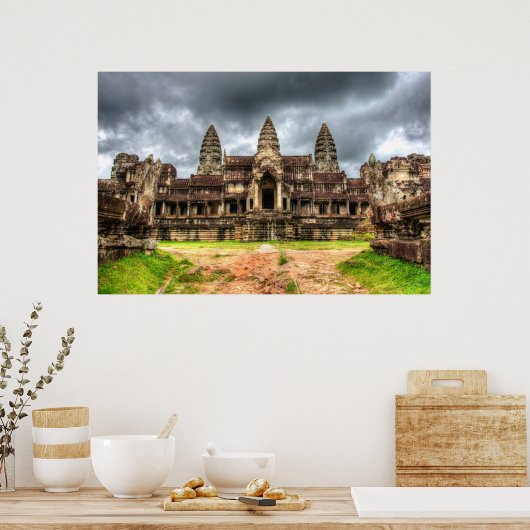 Angkor Wat Cambodia Poster (Keuken)