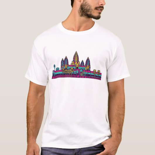 ANGKOR WAT, CAMBODIA T-SHIRT (Voorkant)