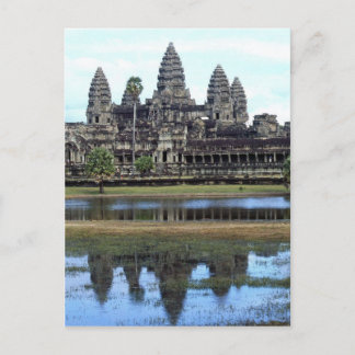 Angkor Wat Cambodia Temple Travel Photography Briefkaart