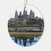 Angkor Wat Cambodia Temple Travel Photography Keramisch Ornament (Links)
