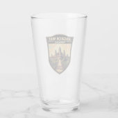 Angkor Wat Cambodia Travel Art Vintage Glas (Achterkant)