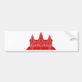 Angkor Wat Cambodian / Khmer Flag Bumpersticker (Voorkant)