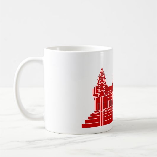 Angkor Wat Cambodian / Khmer Flag Koffiemok (Links)