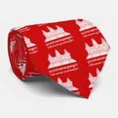 Angkor Wat Cambodian / Khmer Flag met Motto Stropdas (Opgerold)