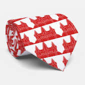 Angkor Wat Cambodian / Khmer Flag Stropdas (Opgerold)