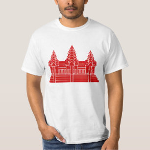Angkor Wat Cambodian / Khmer Flag T-shirt