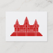 Angkor Wat Cambodian / Khmer Flag Visitekaartje (Achterkant)