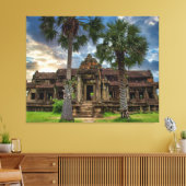 Angkor Wat Cambodian Khmer Temple Canvas Afdruk (Insitu (Woonkamer))