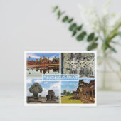 ANGKOR WAT - Cambodja - Awatdevatasuppeleve - Naga Briefkaart (Staand voorkant)