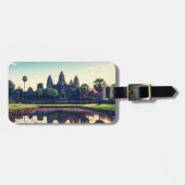 Angkor Wat Cambodja bij zonsopgang Bagagelabel (Voorkant horizontaal)