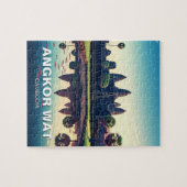 Angkor Wat Cambodja bij zonsopgang Legpuzzel (Horizontaal)