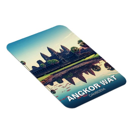 Angkor Wat Cambodja bij zonsopgang Magneet (Rechterzijde)