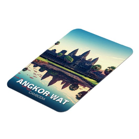 Angkor Wat Cambodja bij zonsopgang Magneet (Linkerzijde)