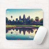 Angkor Wat Cambodja bij zonsopgang Muismat (Met muis)