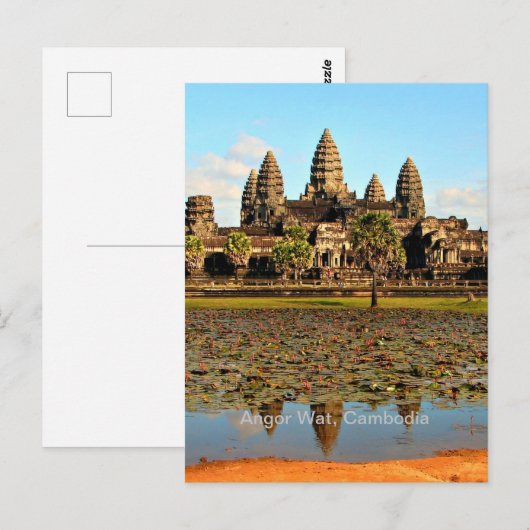 Angkor Wat, Cambodja Briefkaart (Voorkant / Achterkant)