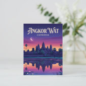 Angkor Wat Cambodja Briefkaart (Staand voorkant)