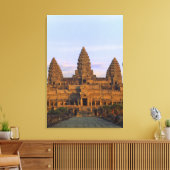 Angkor Wat, Cambodja Canvas Afdruk (Insitu (Woonkamer))
