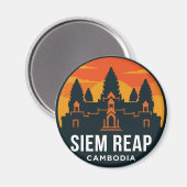 Angkor Wat Cambodja Magneet (Voorkant / Achterkant)