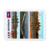 Angkor Wat - Cambodja - Mosaic - Magnet Magneet (Horizontaal)
