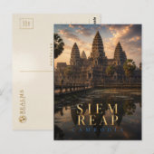 Angkor Wat Cambodja REALMS Briefkaart (Voorkant / Achterkant)